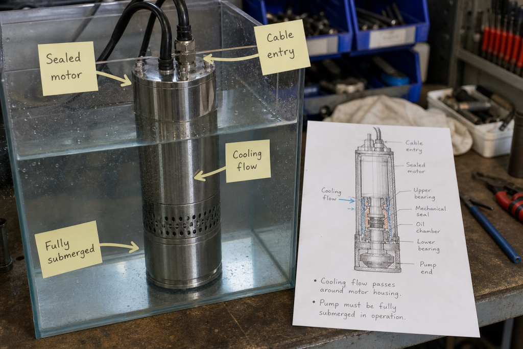 What is a submersible pump
